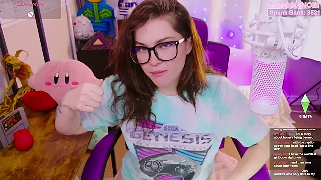 Snapshot of JennKenobi chatting on 03/12/25, 06:22 JennKenobi online show from 03/12/25, 06:22