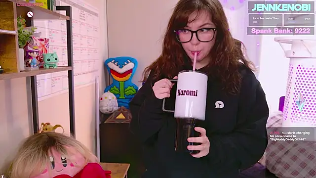 Snapshot of JennKenobi chatting on 03/18/25, 06:37 JennKenobi online show from 03/18/25, 06:37