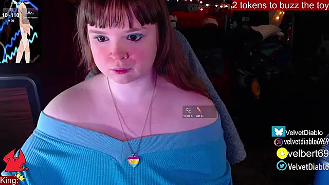 Snapshot of VelvetDiablo chatting on 01/08/25, 01:11 VelvetDiablo online show from 01/08/25, 01:11