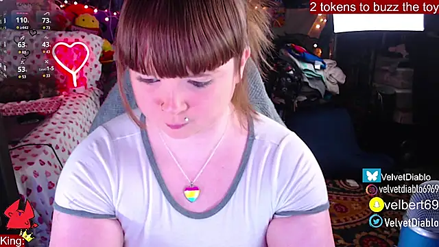 Snapshot of VelvetDiablo chatting on 02/20/25, 12:52 VelvetDiablo online show from 02/20/25, 12:52