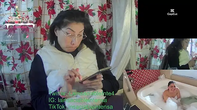 Snapshot of LaInsaciableIntensa chatting on 01/04/25, 08:05 LaInsaciableIntensa online show from 01/04/25, 08:05