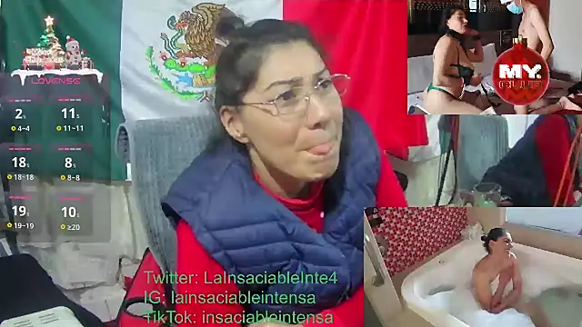 Snapshot of LaInsaciableIntensa chatting on 01/09/25, 10:20 LaInsaciableIntensa online show from 01/09/25, 10:20