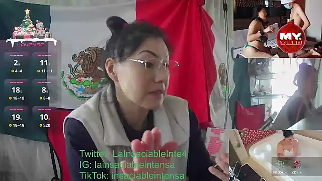 Snapshot of LaInsaciableIntensa chatting on 01/13/25, 08:58 LaInsaciableIntensa online show from 01/13/25, 08:58