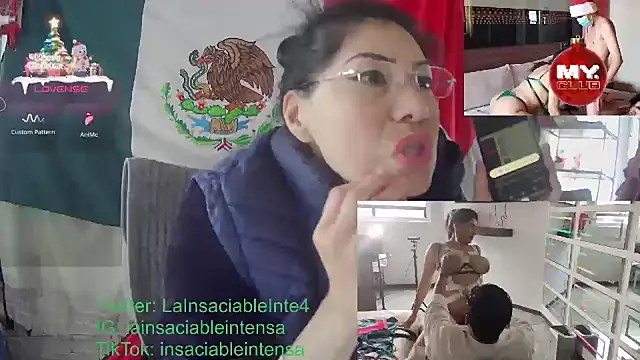 Snapshot of LaInsaciableIntensa chatting on 01/14/25, 03:04 LaInsaciableIntensa online show from 01/14/25, 03:04