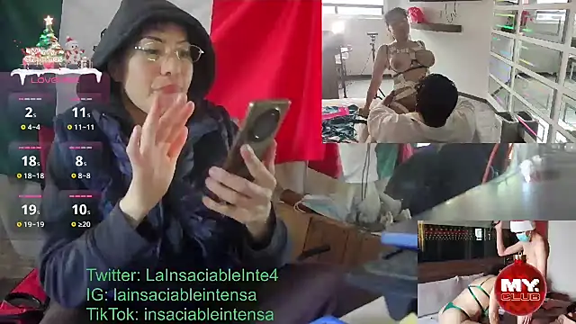 Snapshot of LaInsaciableIntensa chatting on 01/16/25, 08:25 LaInsaciableIntensa online show from 01/16/25, 08:25