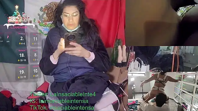 Snapshot of LaInsaciableIntensa chatting on 01/28/25, 01:16 LaInsaciableIntensa online show from 01/28/25, 01:16
