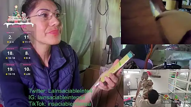 Snapshot of LaInsaciableIntensa chatting on 01/29/25, 10:11 LaInsaciableIntensa online show from 01/29/25, 10:11