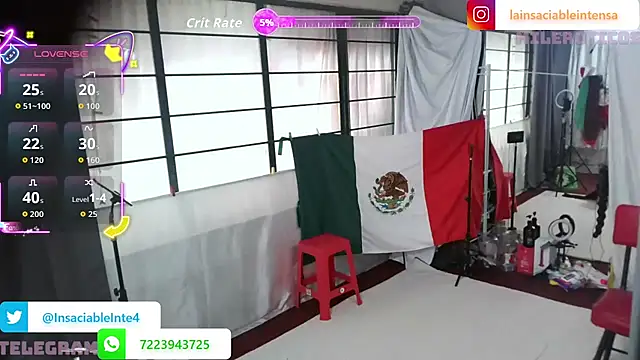 LaInsaciableIntensa online show from 10/18/25, 02:07