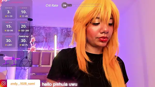 Snapshot of Nami_usagi chatting on 02/20/25, 03:08 Nami usagi online show from 02/20/25, 03:08