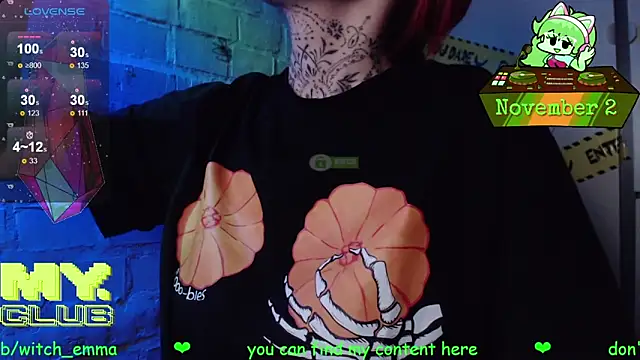 Witch Emma online show from 11/02/25, 10:06