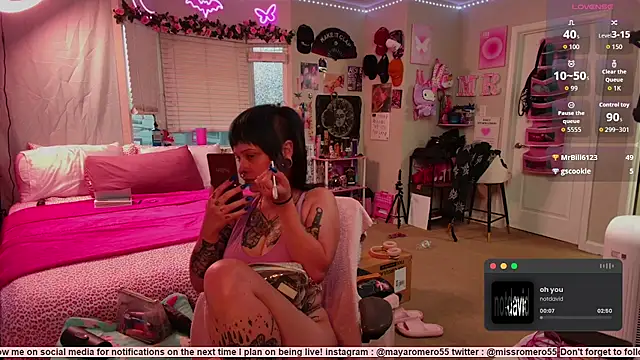 MissRomero online show from 09/11/25, 01:49